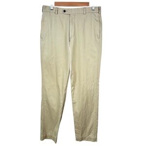 Sid Mashburn Chino Pants Khaki Cotton Trousers Mens Sz 32 Preppy Made in USA